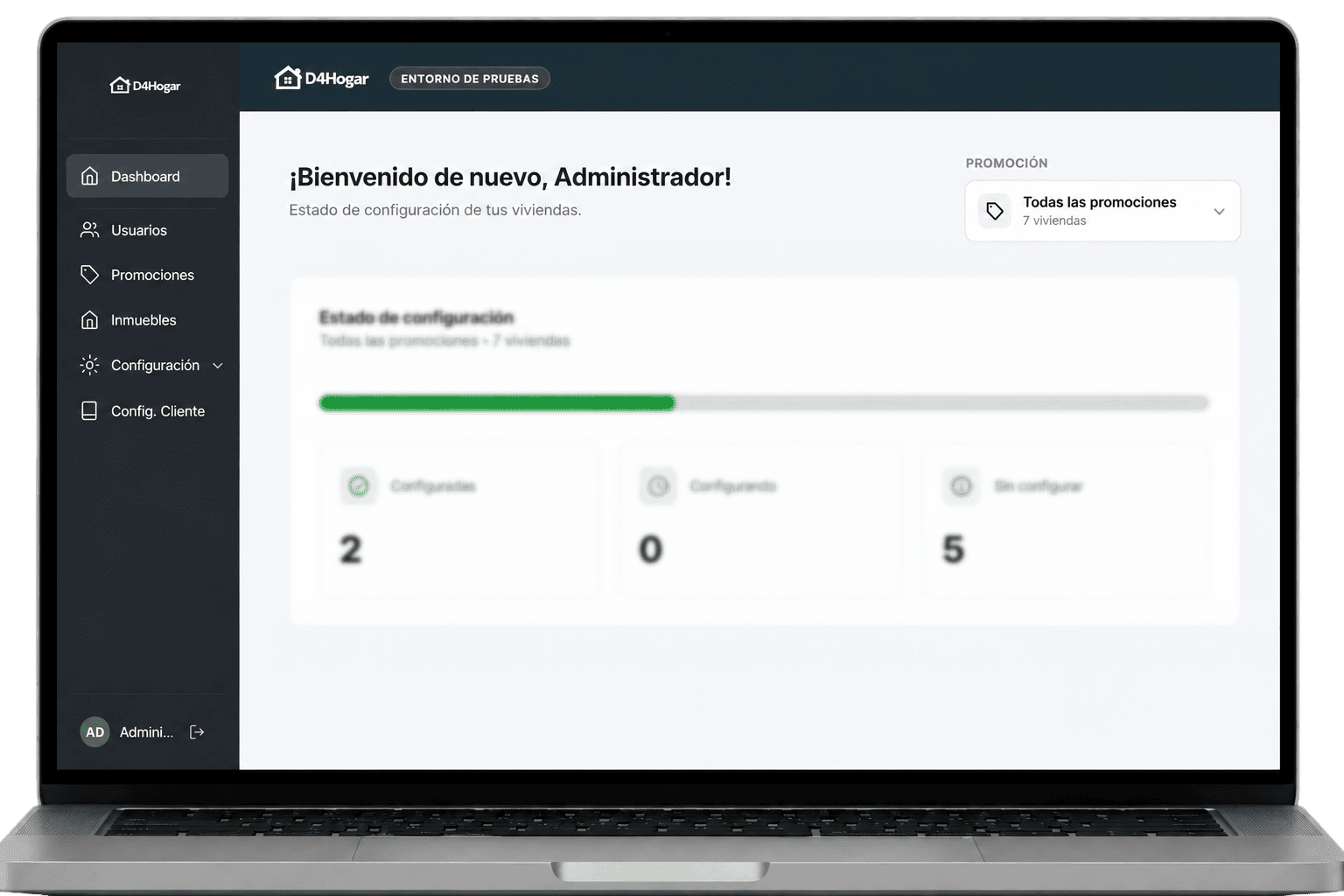 D4Hogar - Gestión centralizada